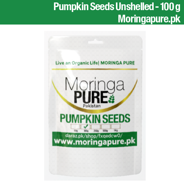 Pumpkin Seeds 100gm - Moringa Pure Pakistan